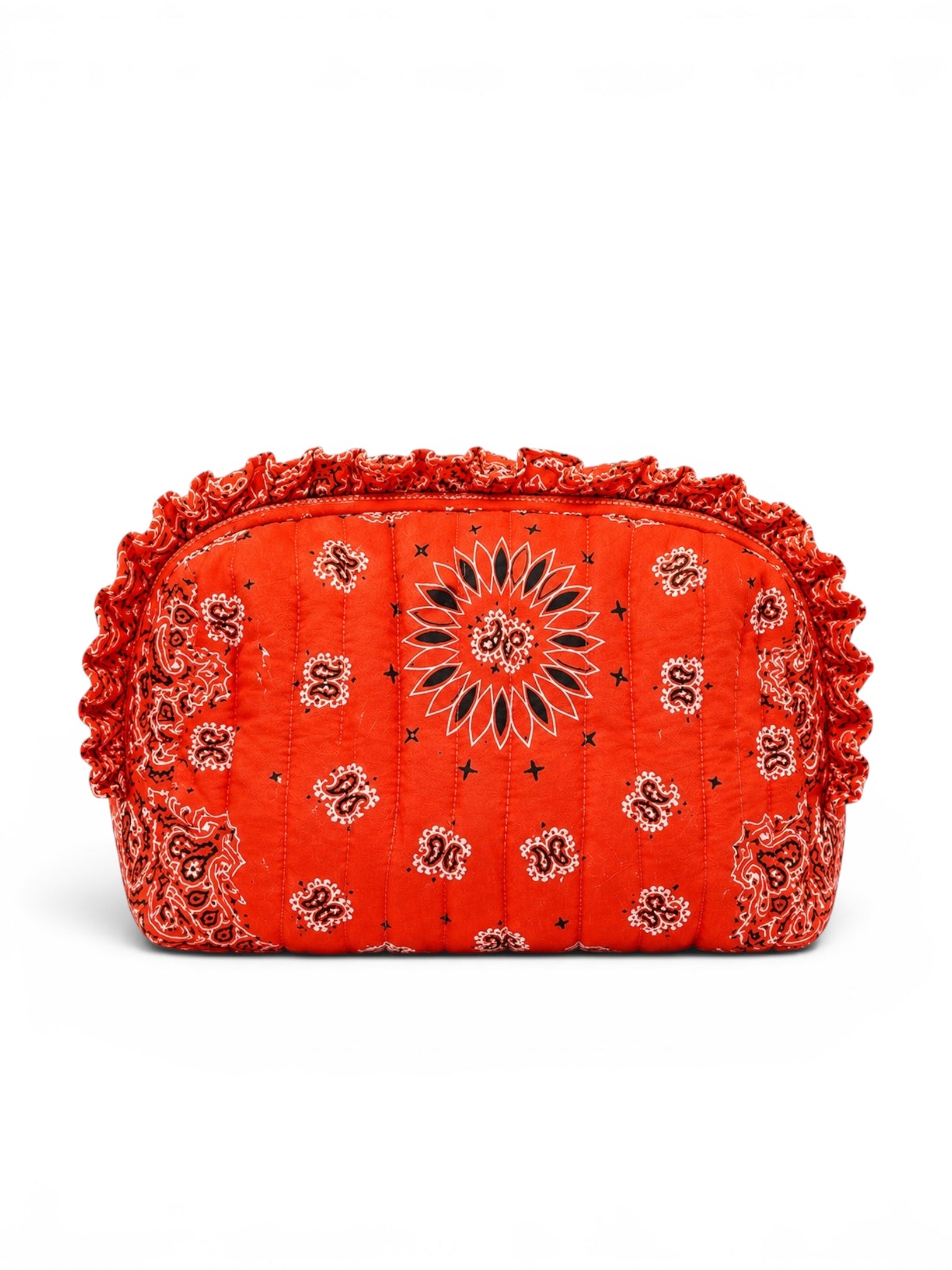 NECESER ACOLCHADO BANDANA | NARANJA