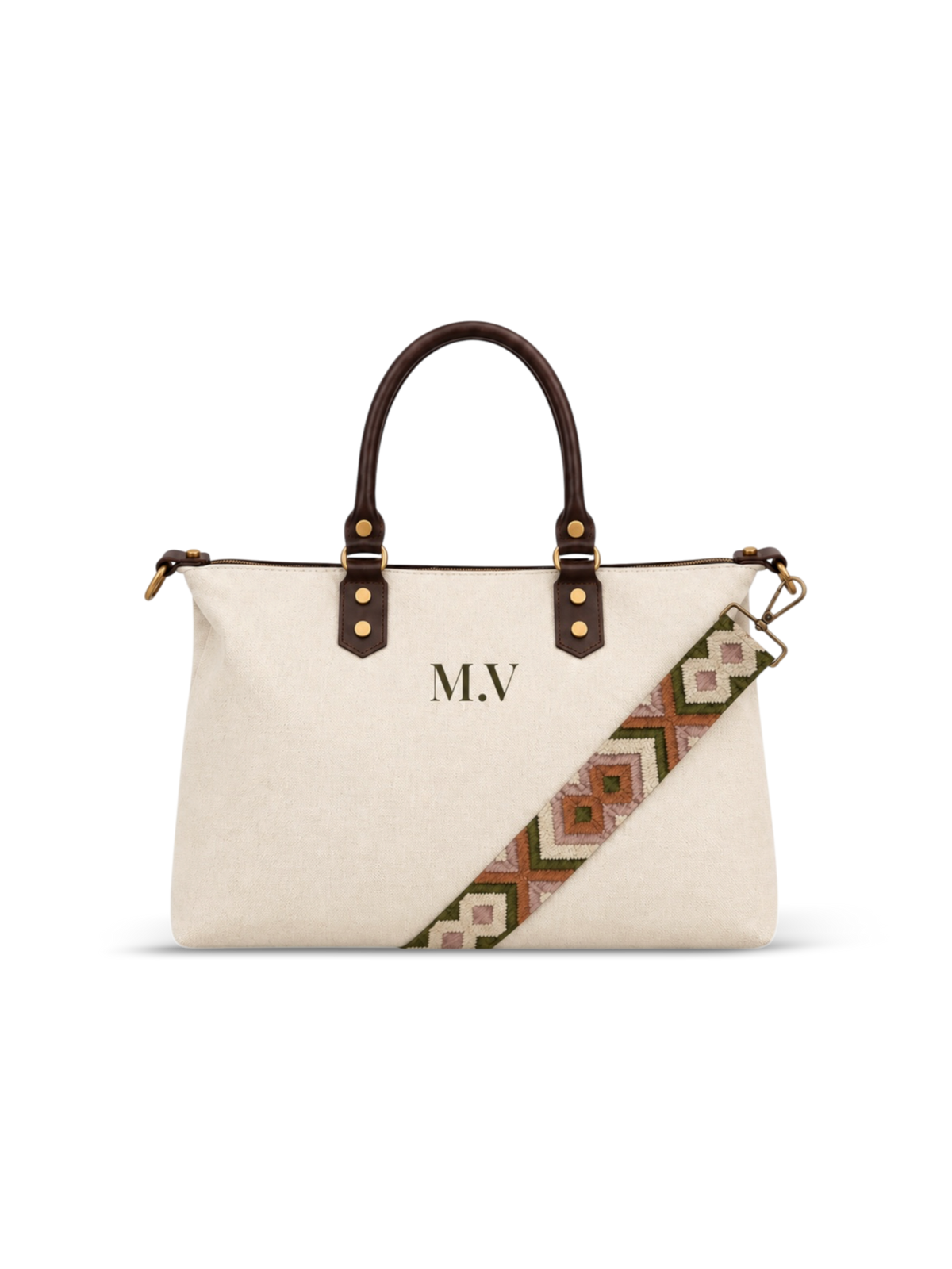 SHOPPER MAUVE | BEIGE