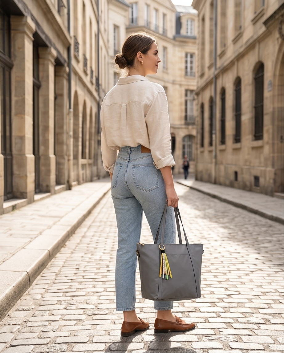 SHOPPER SIENA GREY
