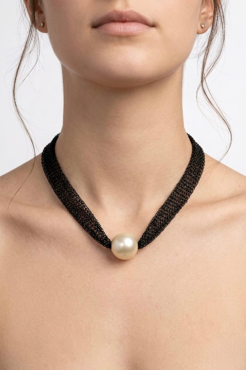 COLLAR RED PERLA