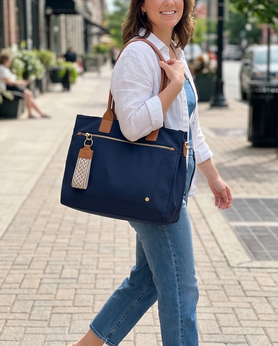 SHOPPER FLORENCIA | AZUL MARINO