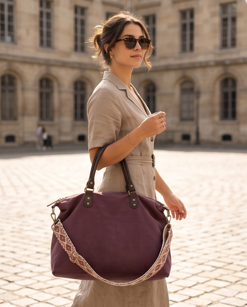 SHOPPER MAUVE | BURDEOS