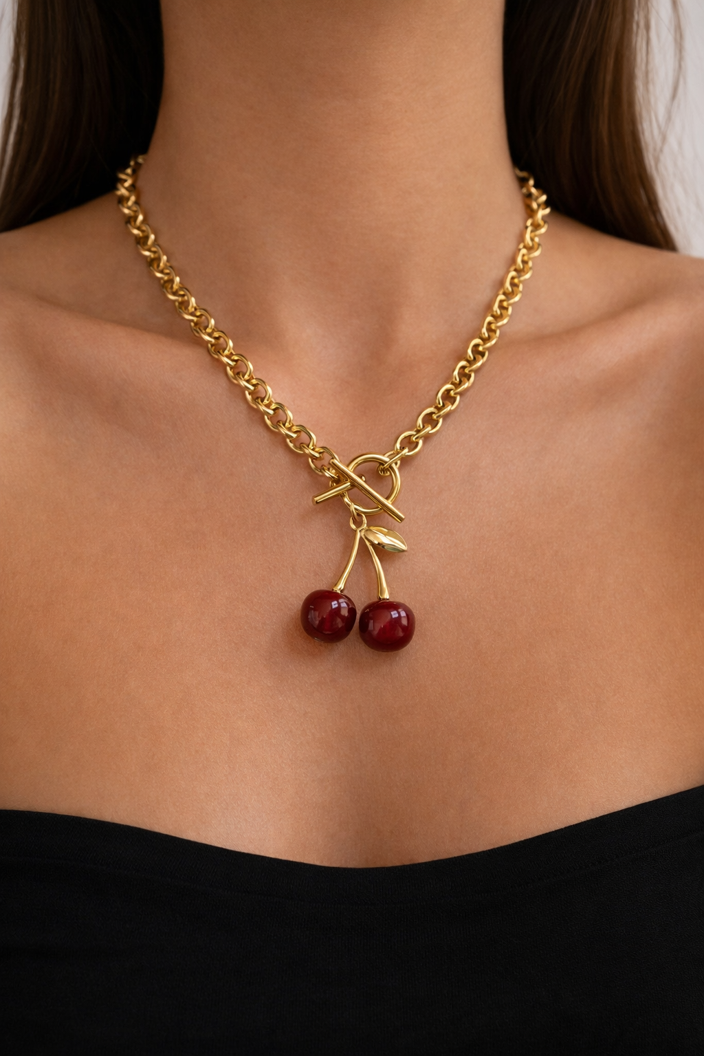 COLLAR CHERRY GOLD