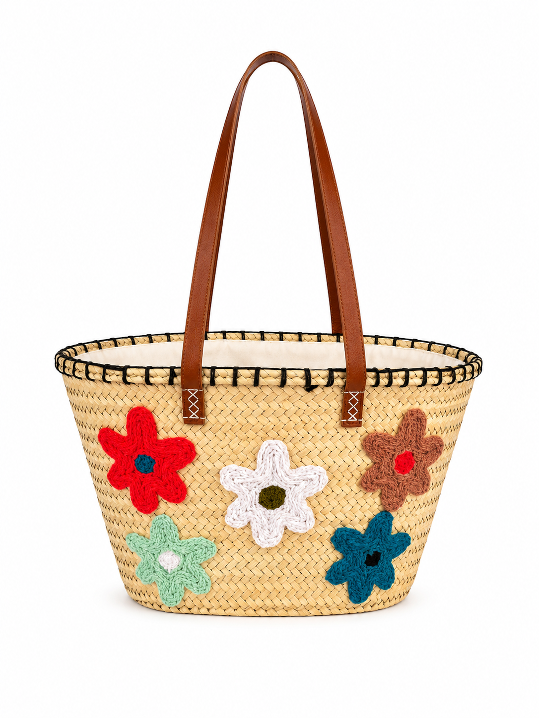BOLSO CAPAZO FLORES FLÚOR