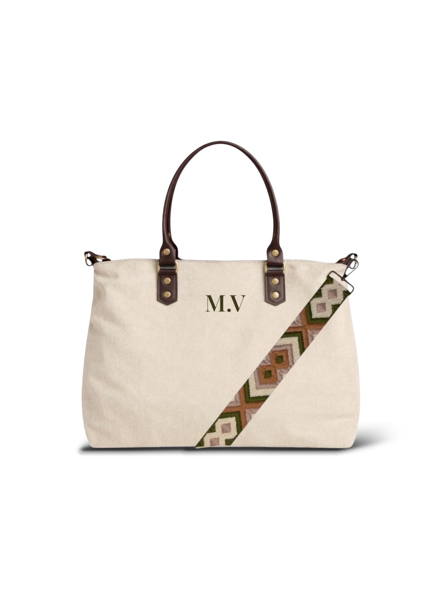 SHOPPER MAUVE | BEIGE