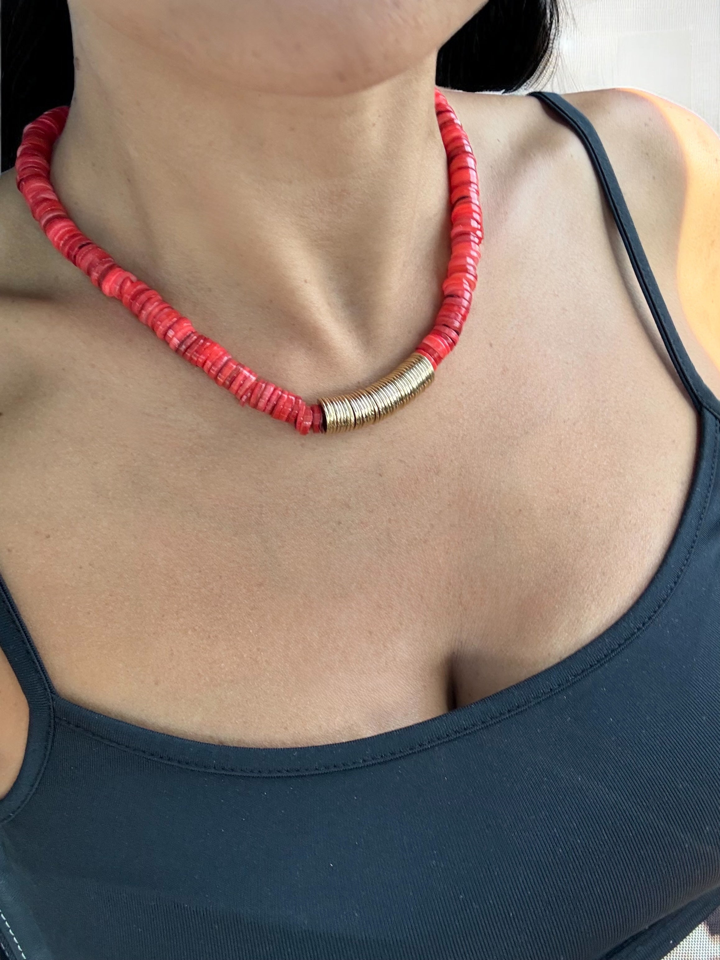 COLLAR CORAL GOLD