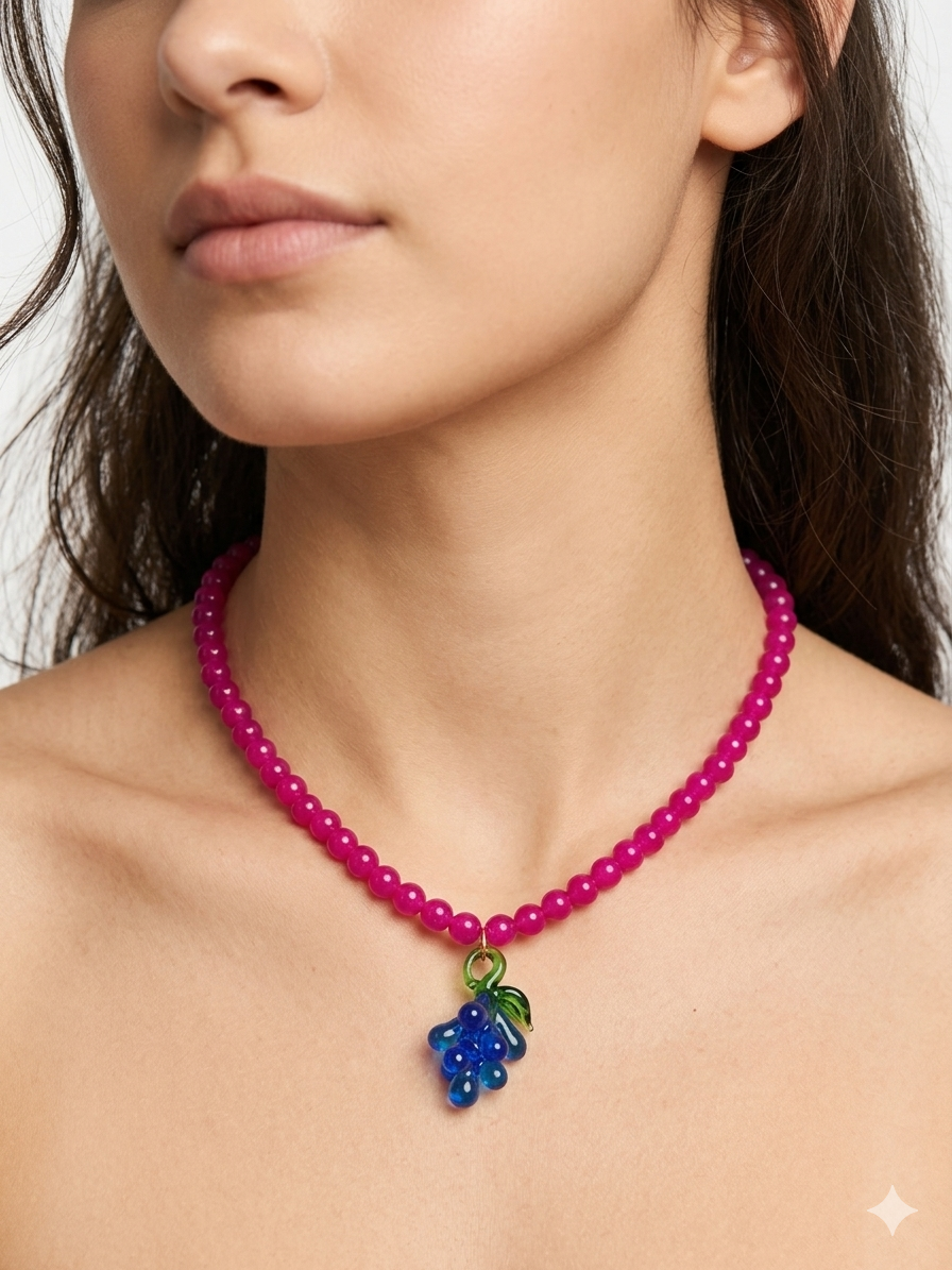 COLLAR GRAPE PINK