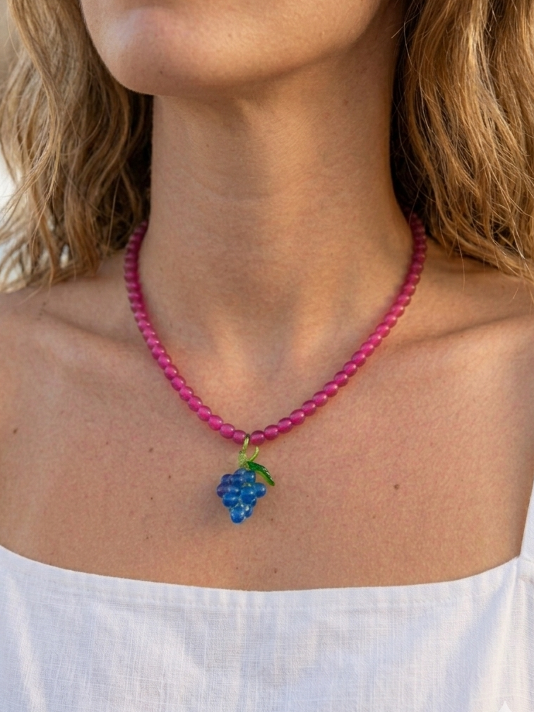 COLLAR GRAPE PINK
